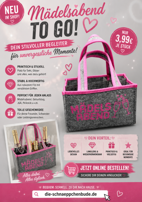 Prosecco Tasche "Mädelsabend!